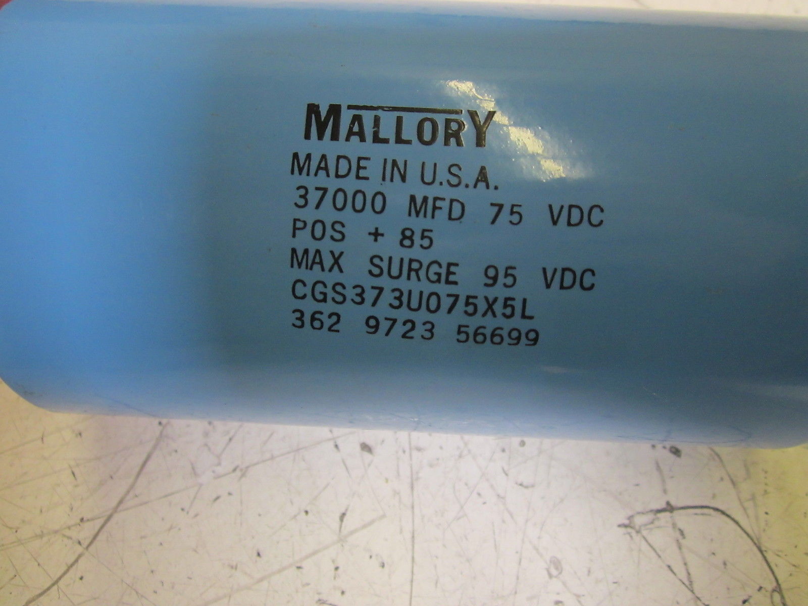 MALLORY CGS373U075X5L CAPACITOR UNMP
