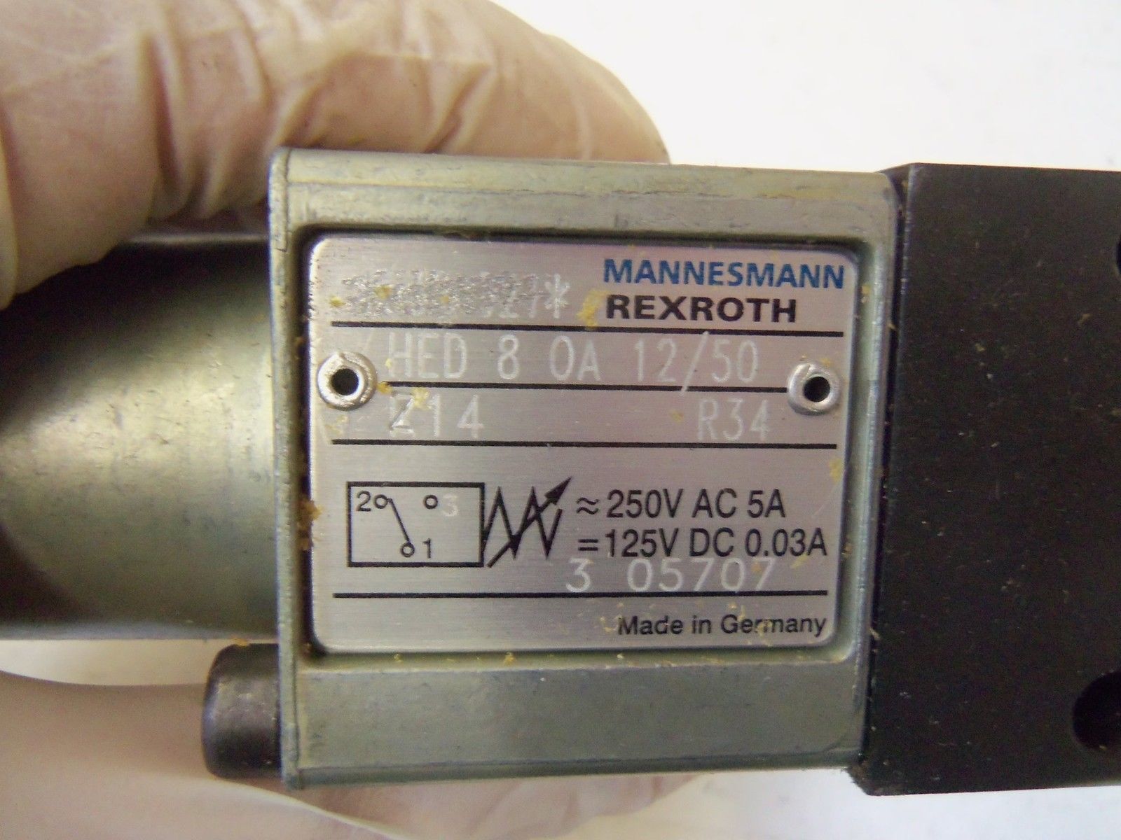 MANNESMANN REXROTH HED 8 0A 12/50 UNMP