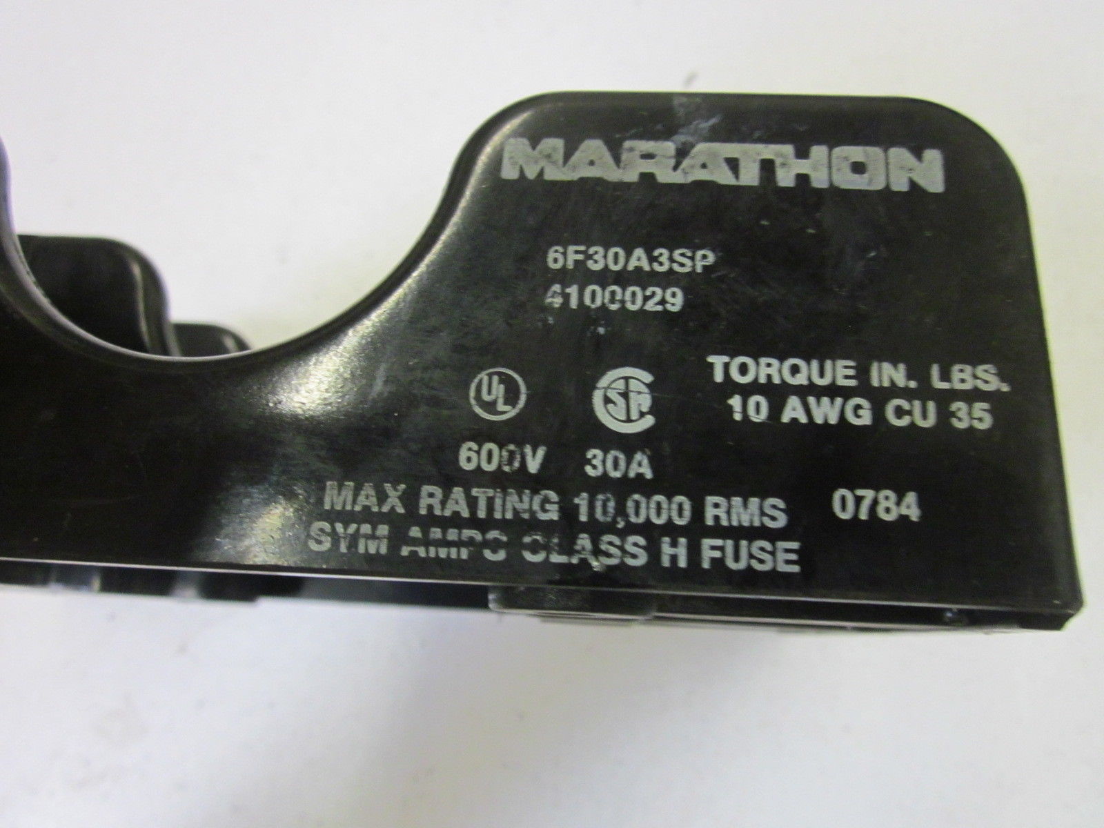 MARATHON 6F30A3SP FUSE HOLDER UNMP