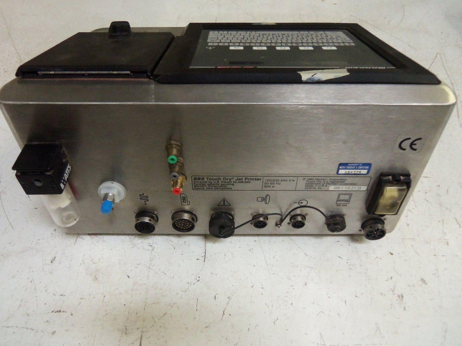 MARKEM 962 PRINTER JET TOUCH DRY UNMP