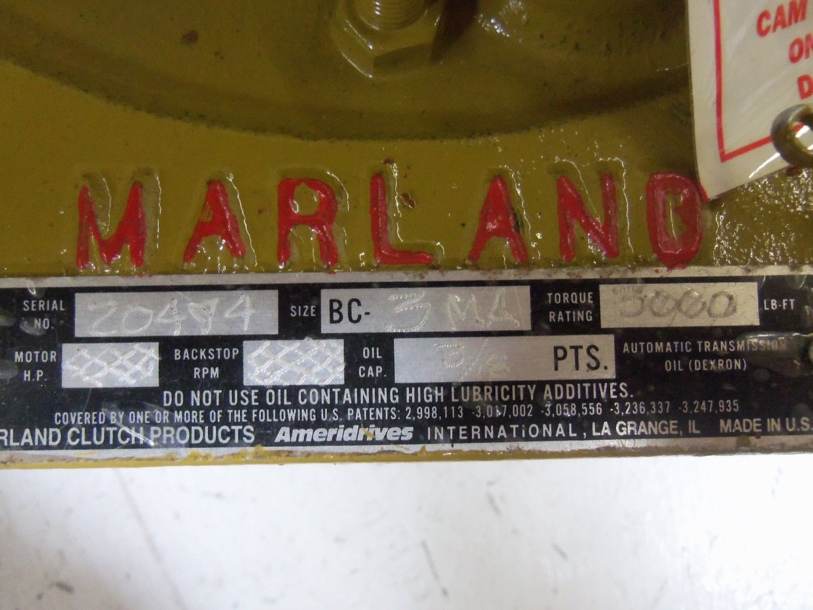 MARLAND BC-3MA UNMP