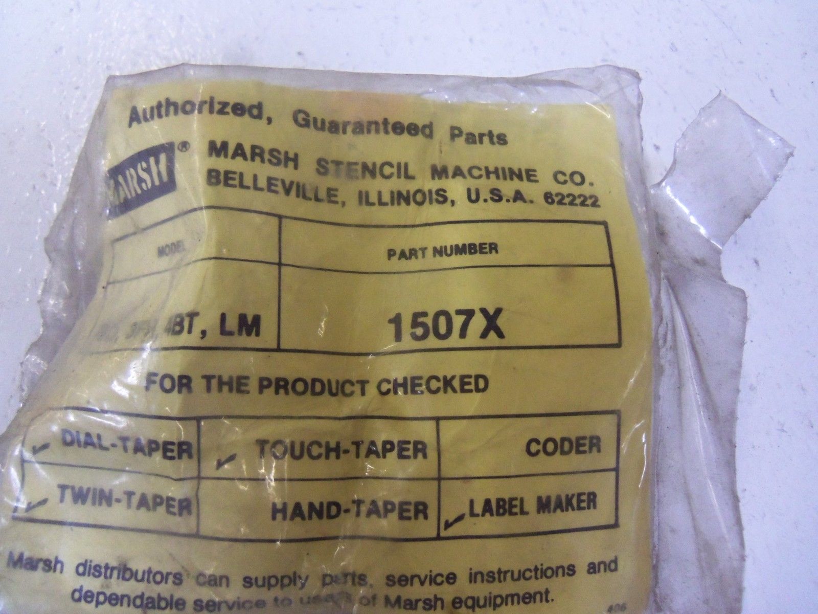 MARSH 1507X NSMP