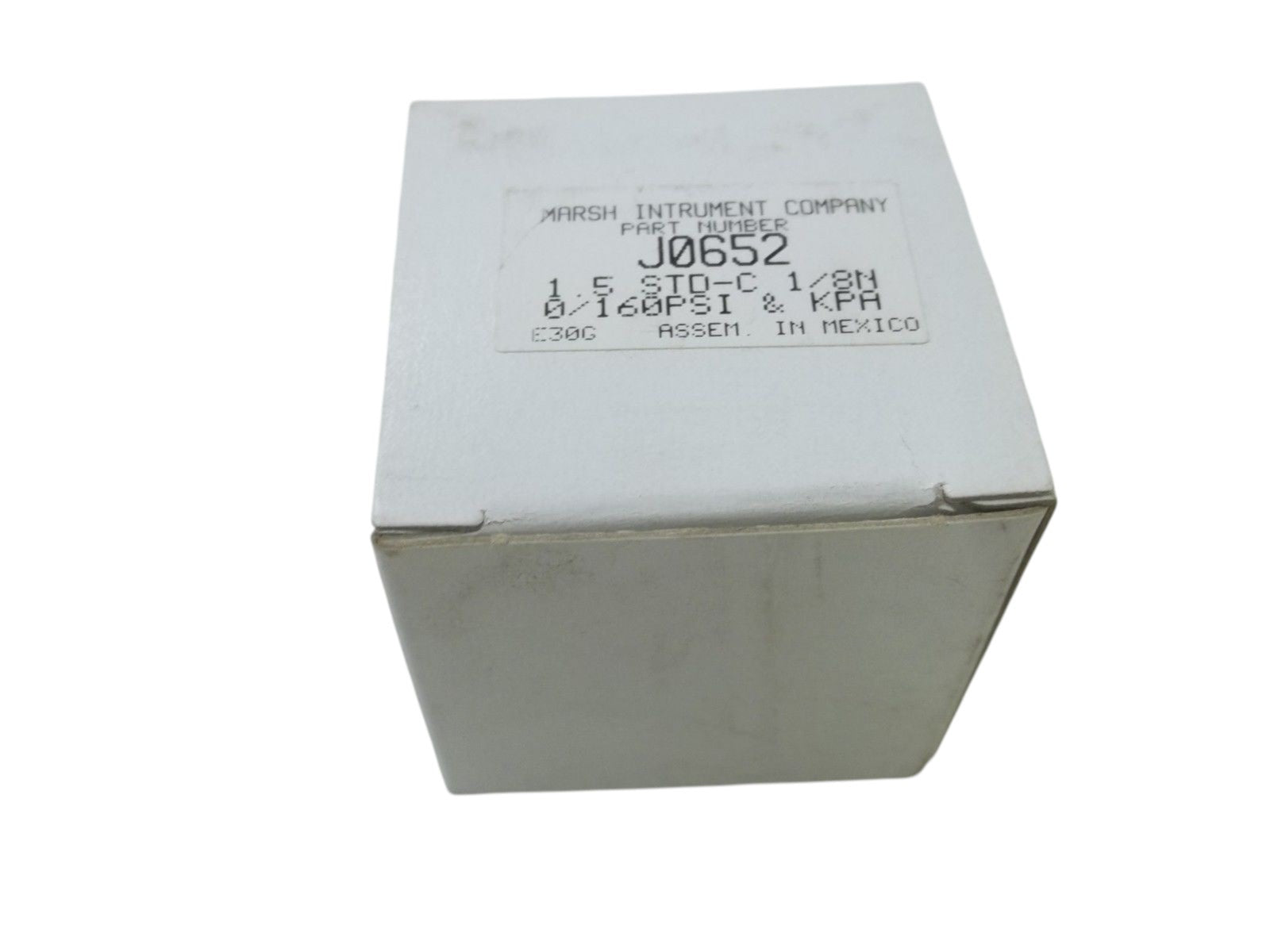 MARSH INSTRUMENT COMPANY J0652 GAUGE 0-160PSI NSMP