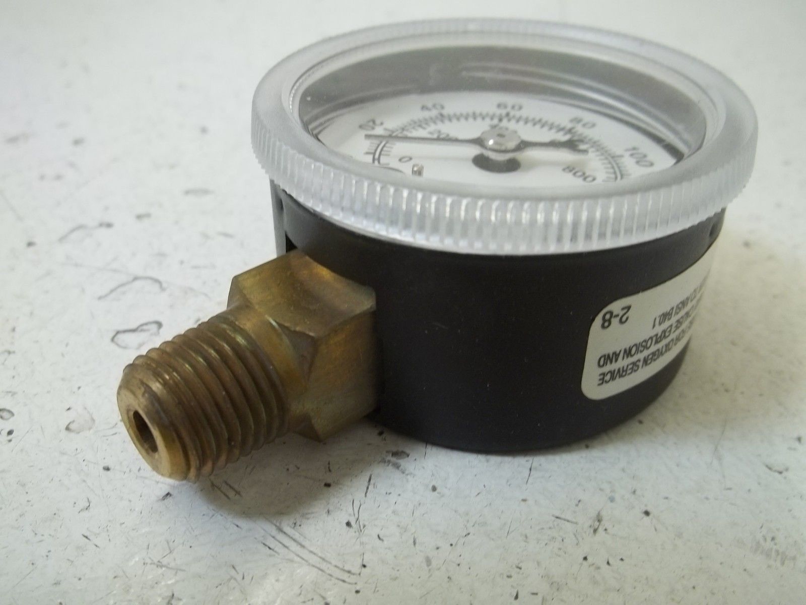 MARSH INTRUMENT COMPANY J1452 1/4" PRESSURE GAUGE 0/160 PSI & KPA *NEW IN BOX*