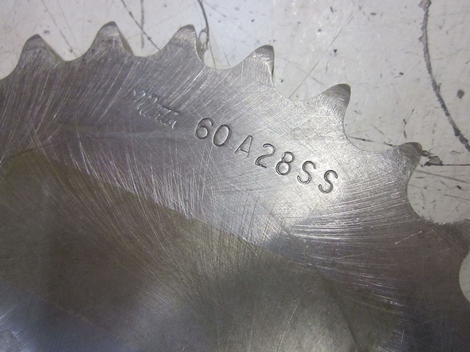 MARTIN 60A28SS STAINLESS STEEL SPROCKET 3/4" UNMP