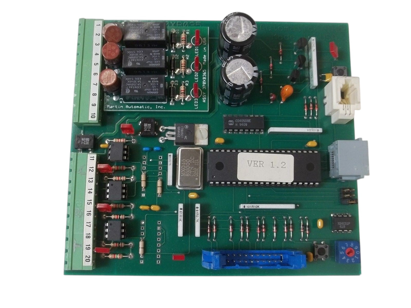 MARTIN AUTOMATIC, INC. 370XB035 BOARD UNMP