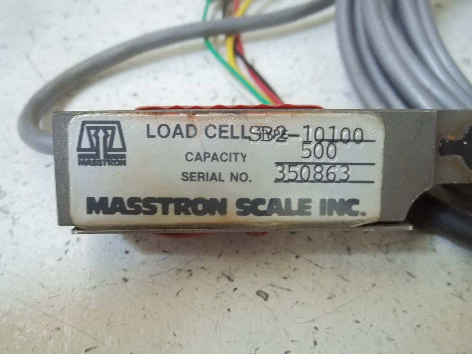 MASSTRON SCALE INC. SB2-10100 LOAD CELL UNMP