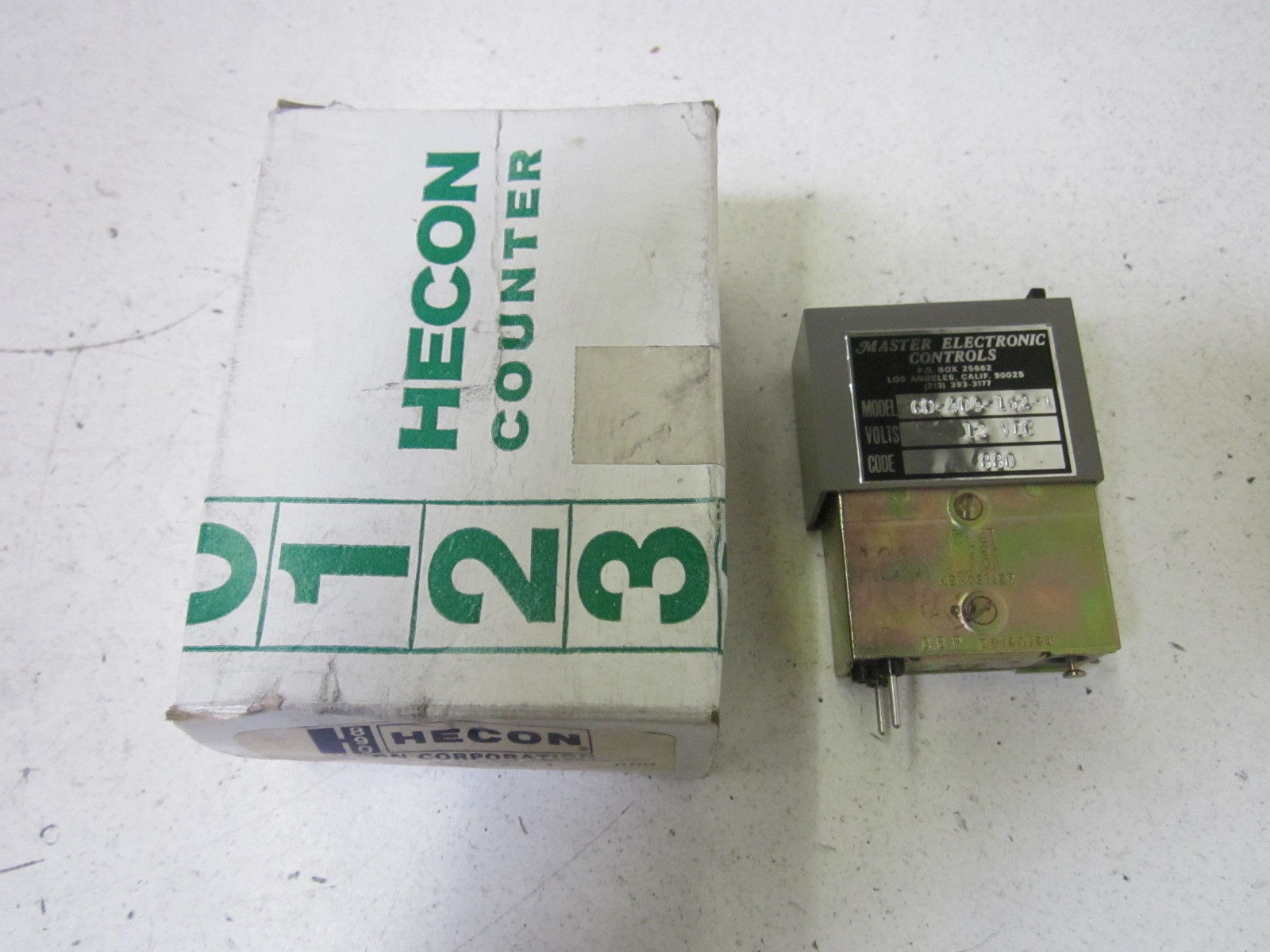 MASTER ELECTRONIC CONTROLS G0-404-162-1 UNMP