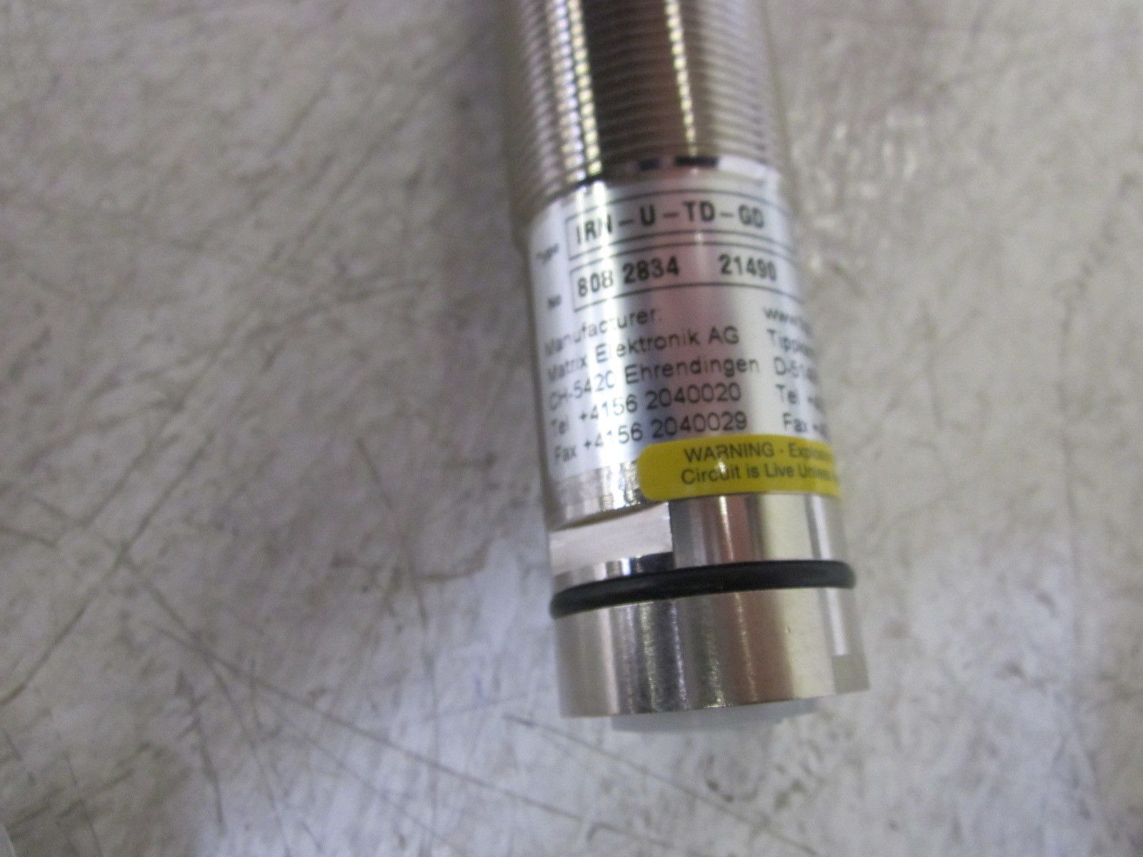 MATRIX ELEKTRONIK AG IRN-U-TD-GD SENSOR NSNP