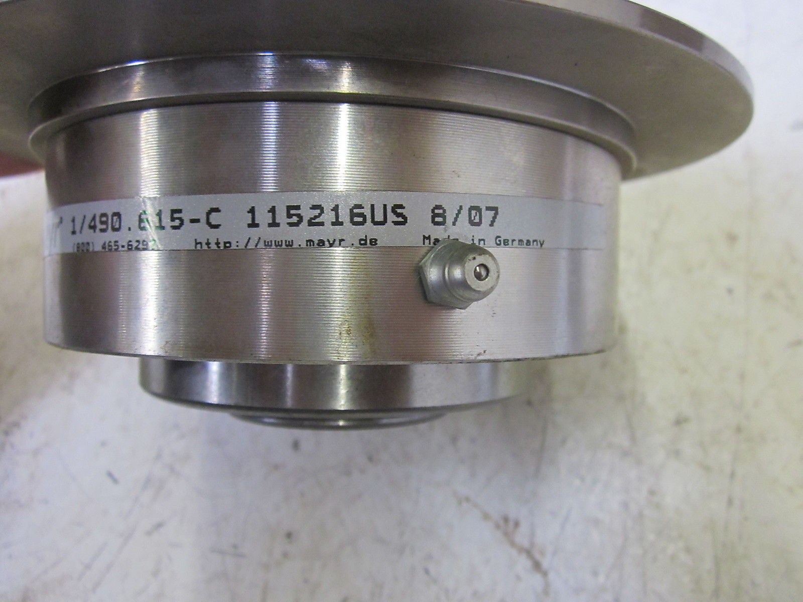 MAYR 1/490.615-C 115216US 8/07 TORQUE LIMITER 1" BORE CLUTCH NSNP