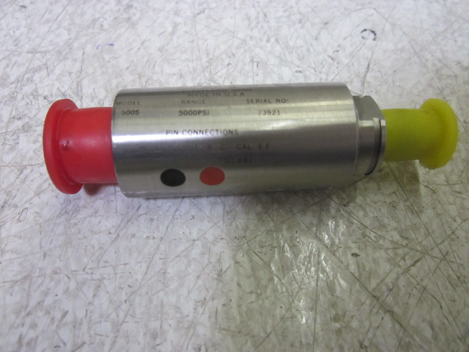 MB DYNAMICS 500S PRESSURE TRANSDUCER UNMP