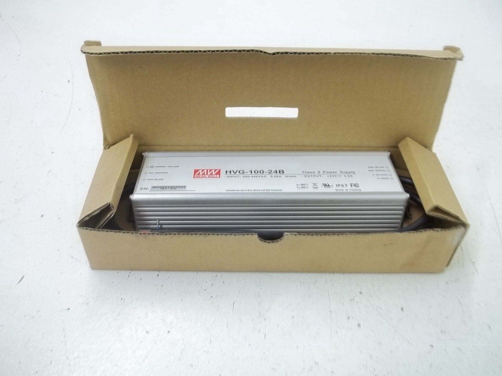 MEAN WELL HVG-100-24B CLASS 2 POWER SUPPLY NSMP