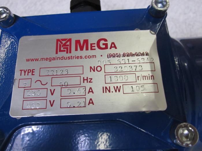 MEGA INDUSTRIES INC. ER123 460V NSMP