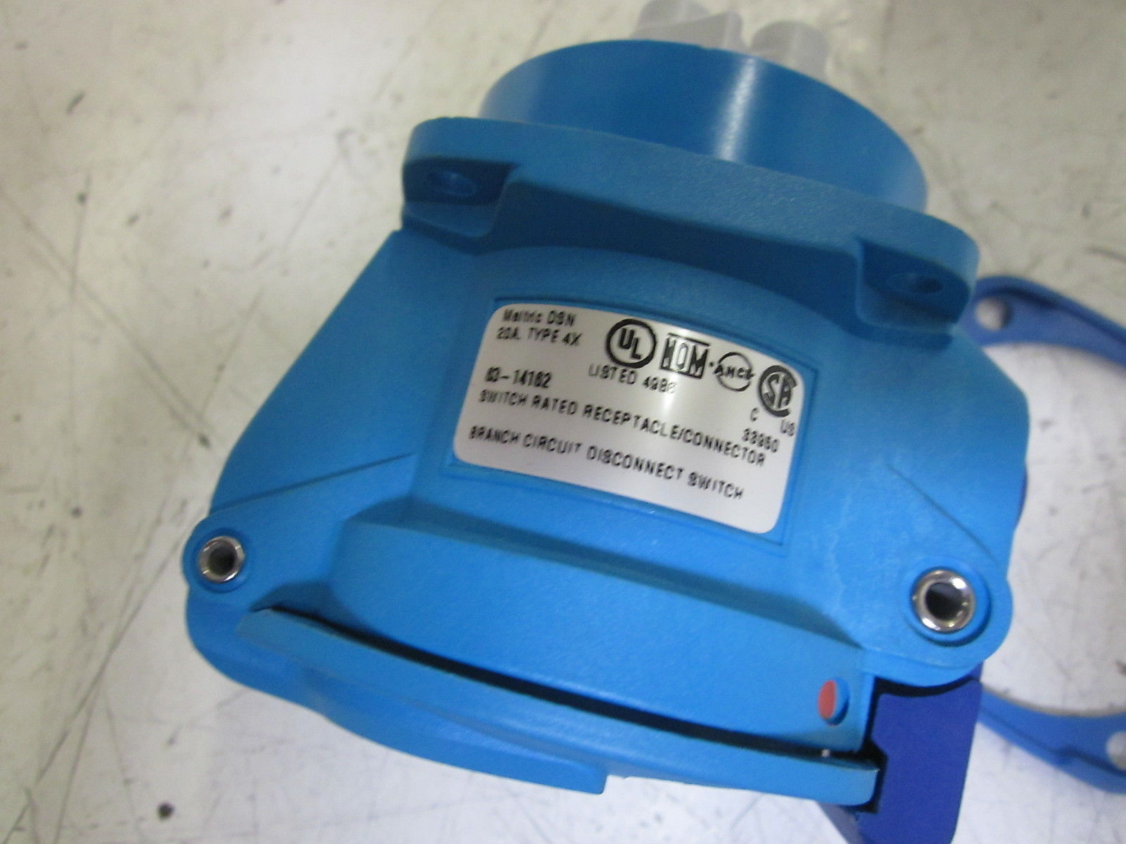 MELTRIC 63-14162 RECEPTACLE / CONNECTOR 20A 208V NSMP