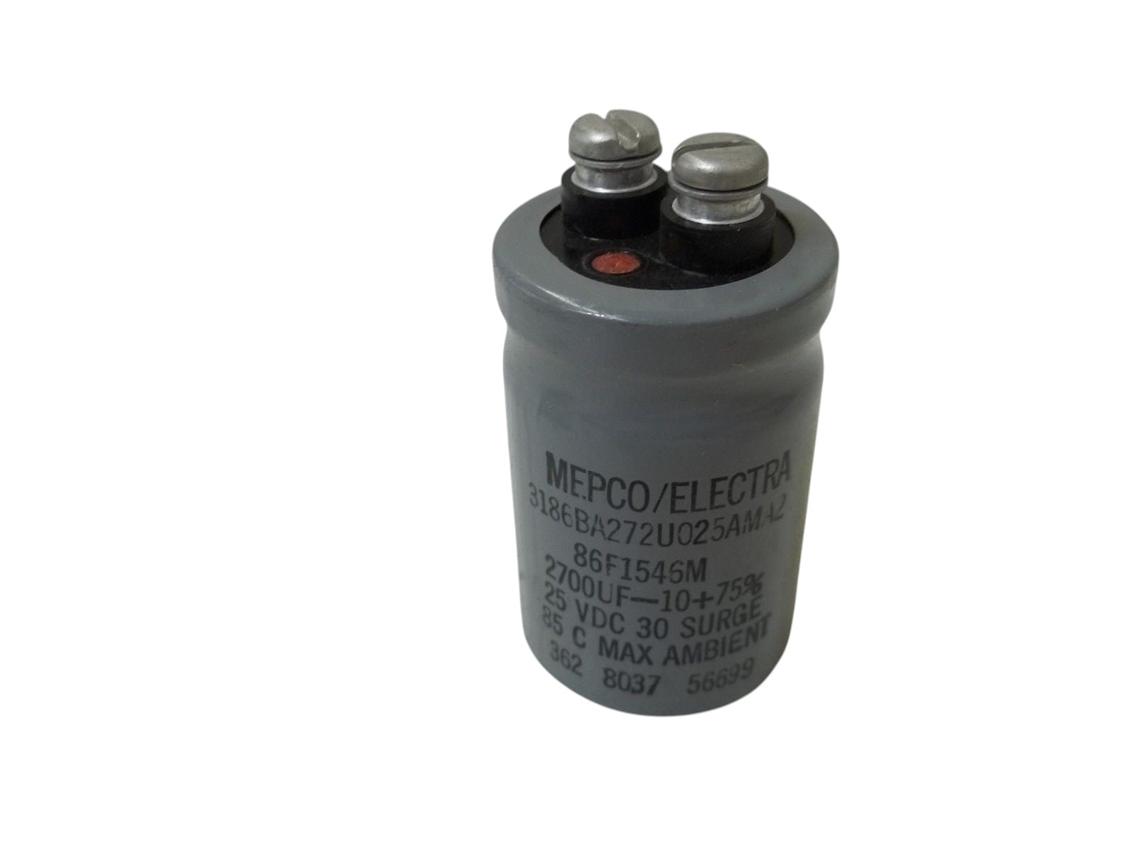 MEPCO 3186BA272U025AMA2 CAPACITOR 2700UF 25VDC UNMP