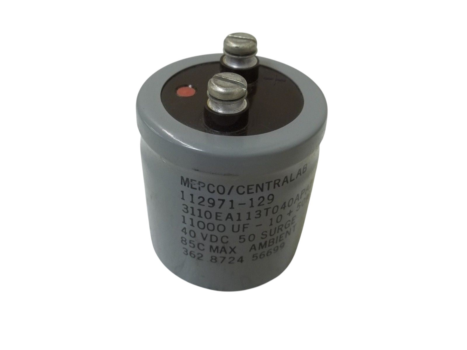 MEPCO/CENTRALAB 112971-129 CAPACITOR 40VDC NSNP