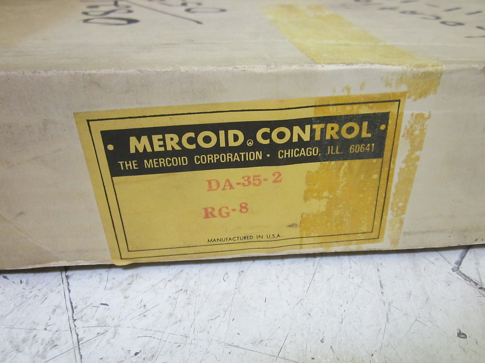 MERCOID CONTROL DA-35-2 PRESSURE SWITCH (AS PIC) NSMP