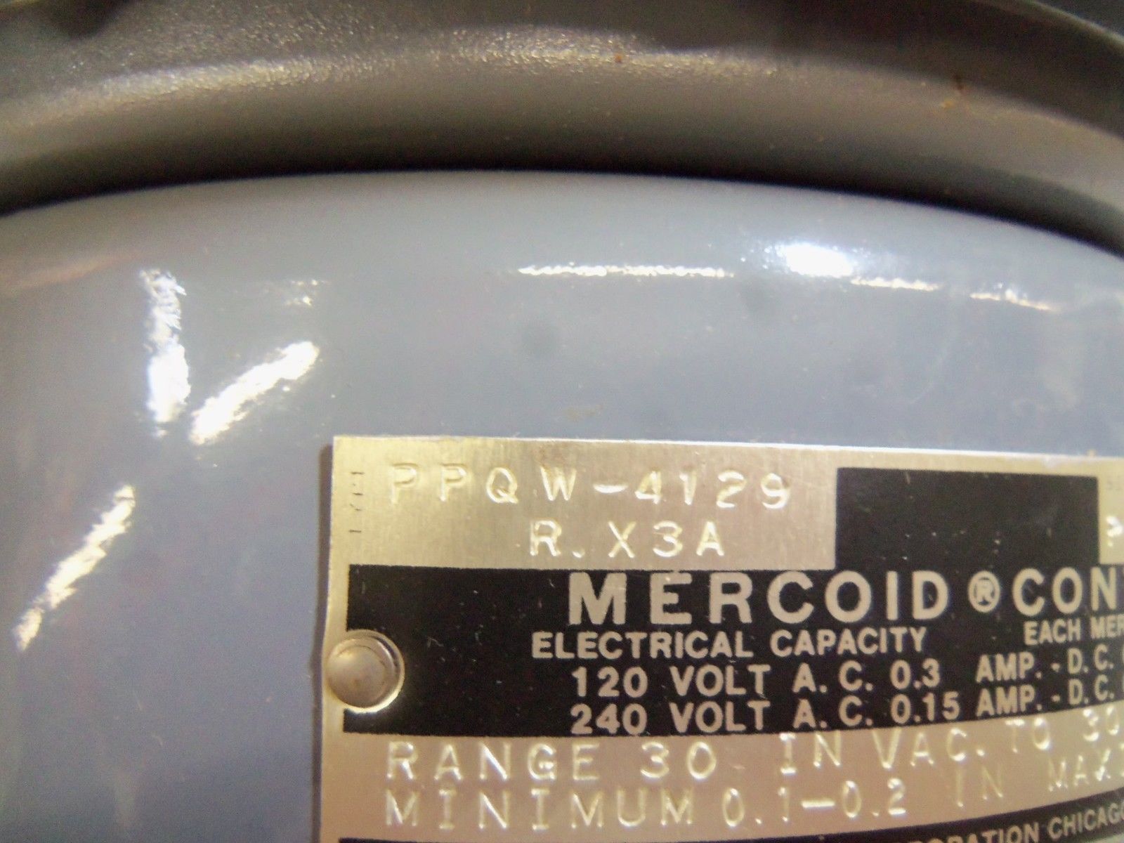 MERCOID CONTROL PPQW-4129 UNMP