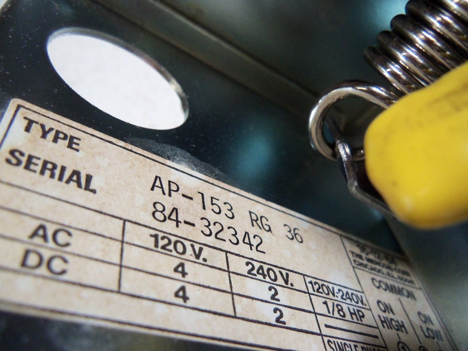 MERCOID CONTROLS AP-153-RG36  NSMP