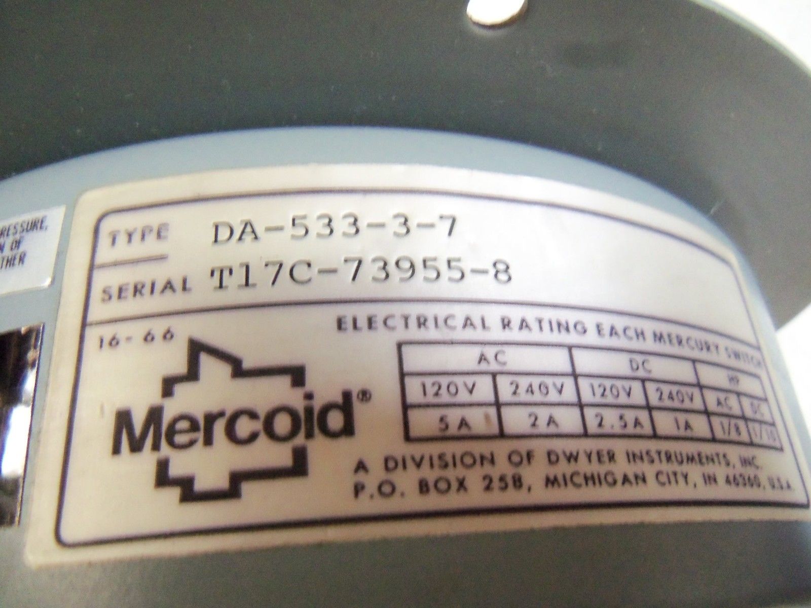 MERCOID DA-533-3-7 UNMP