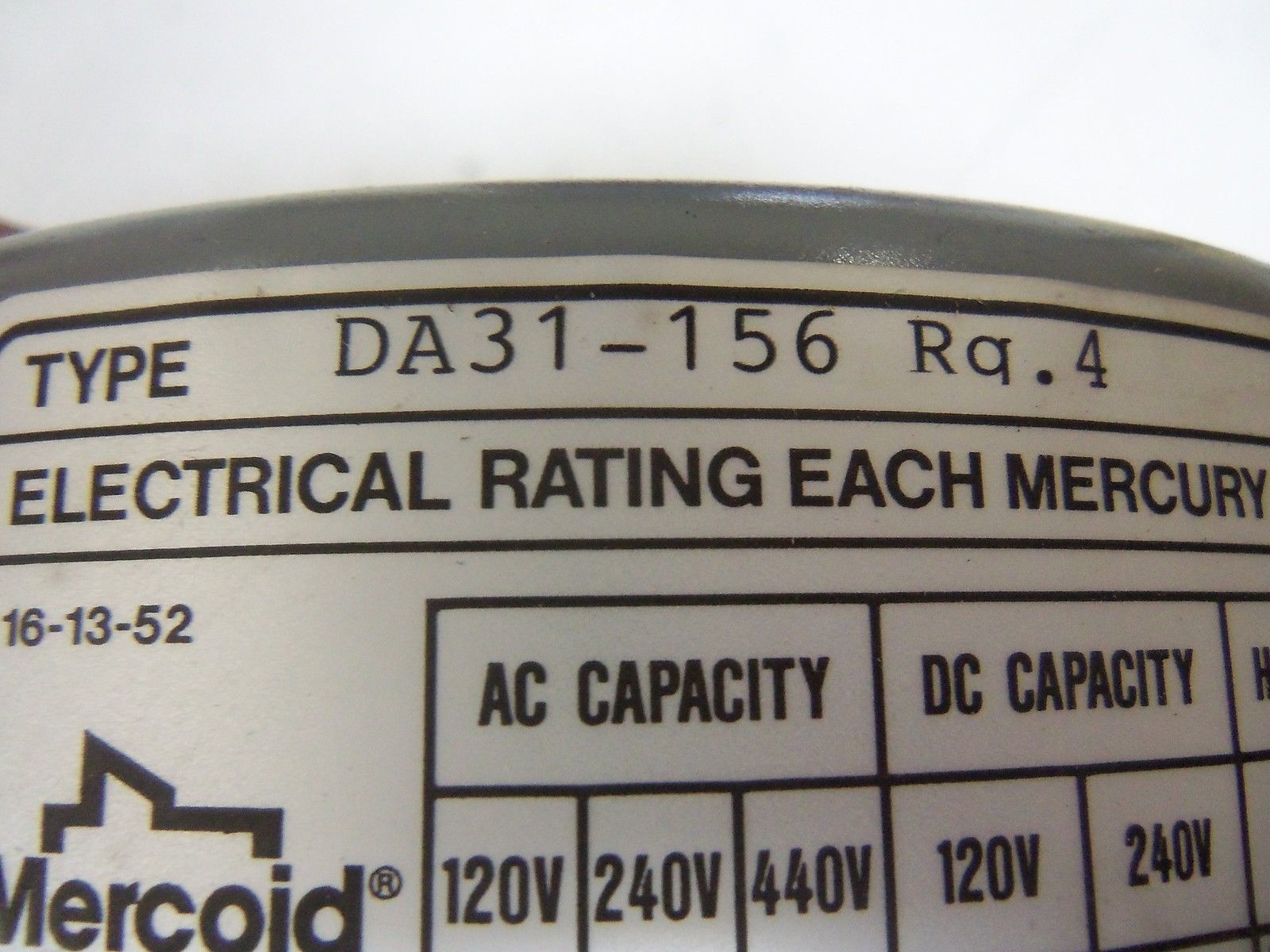 MERCOID DA31-156 NSMP