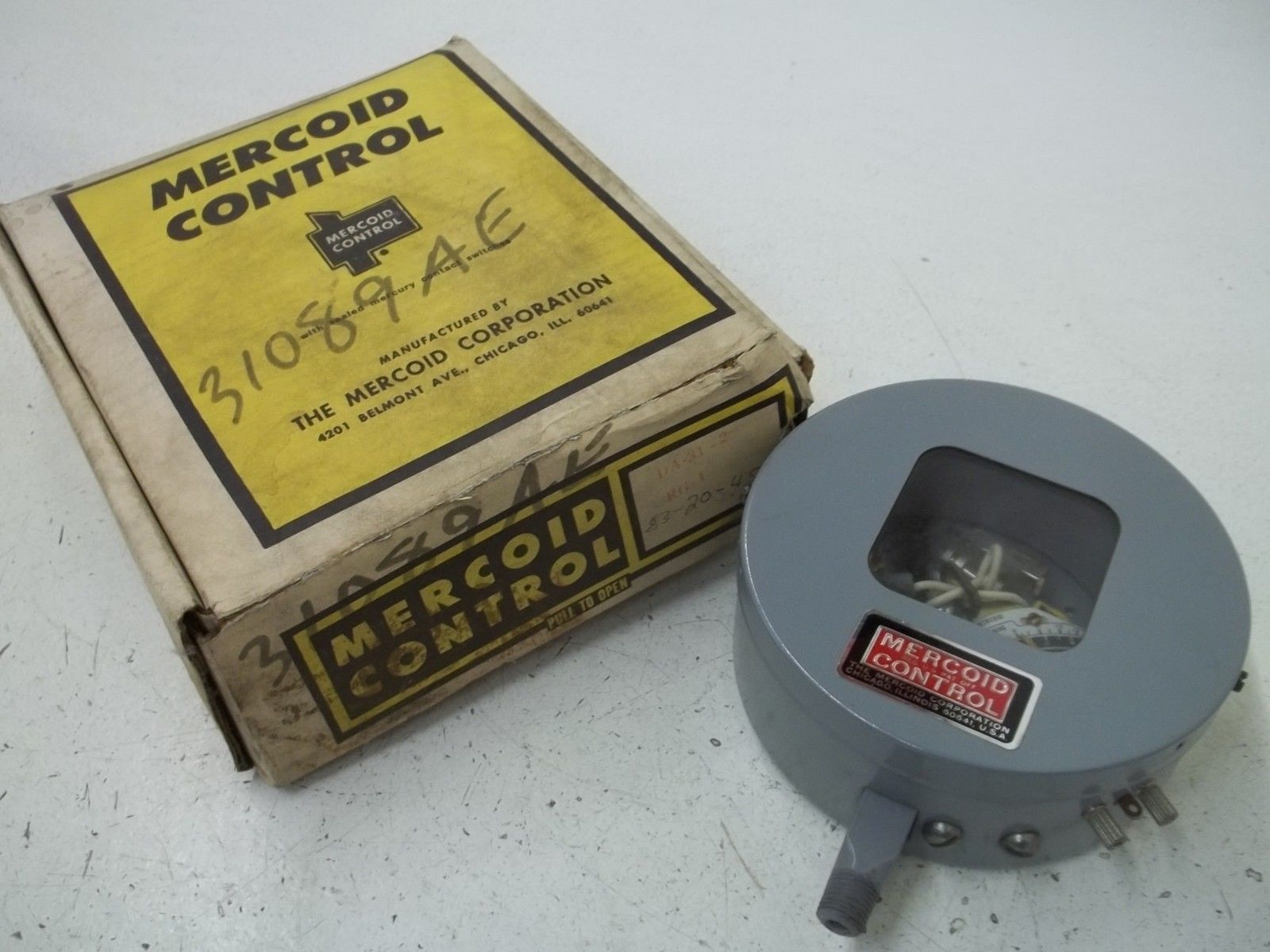 MERCOID DA31-2-RG1 PRESSURE SWITCH NSMP