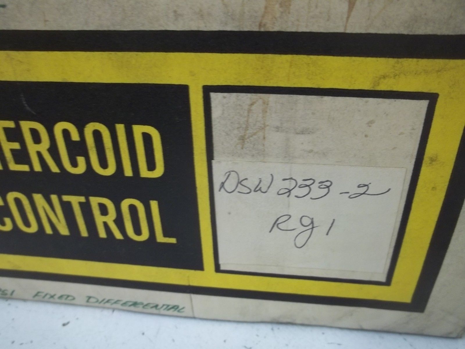 MERCOID DSW233-2RG1 PRESSURE SWITCH NSMP