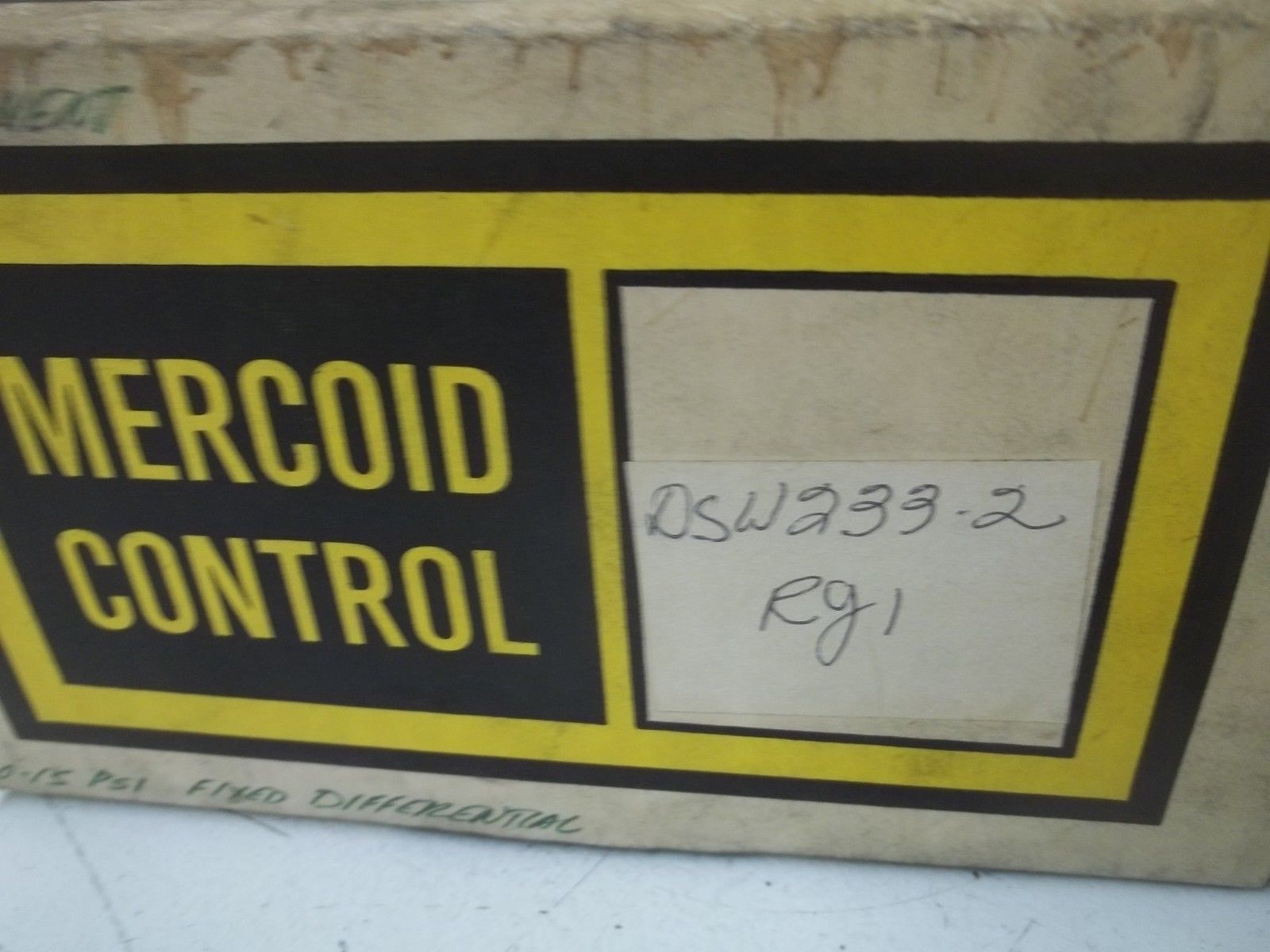 MERCOID DSW233-2RG1 PRESSURE SWITCH (AS PICTURED) NSMP