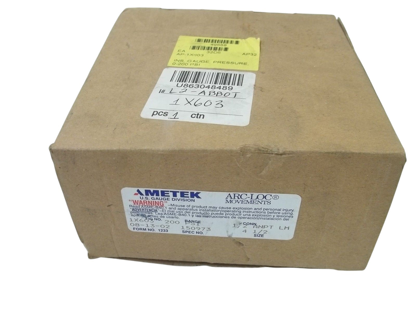 METEK 1X603 200 NSMP