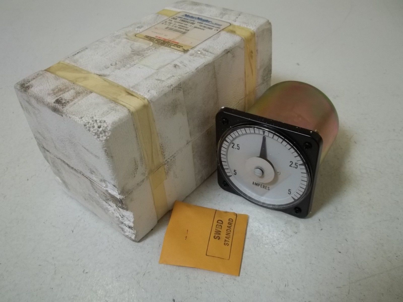 METER MASTER YE/DB40/100-0-100MVDC PANEL METER 5-0-5 NSNP N A BOX