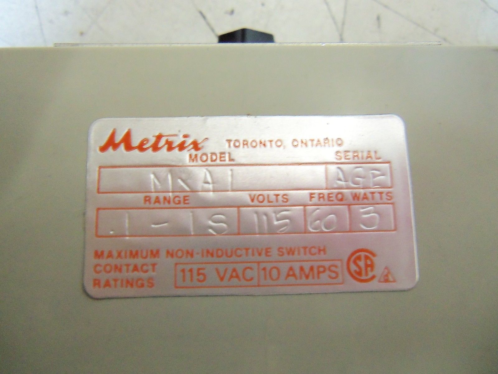 METRIX MXA1 *NEW IN BOX*