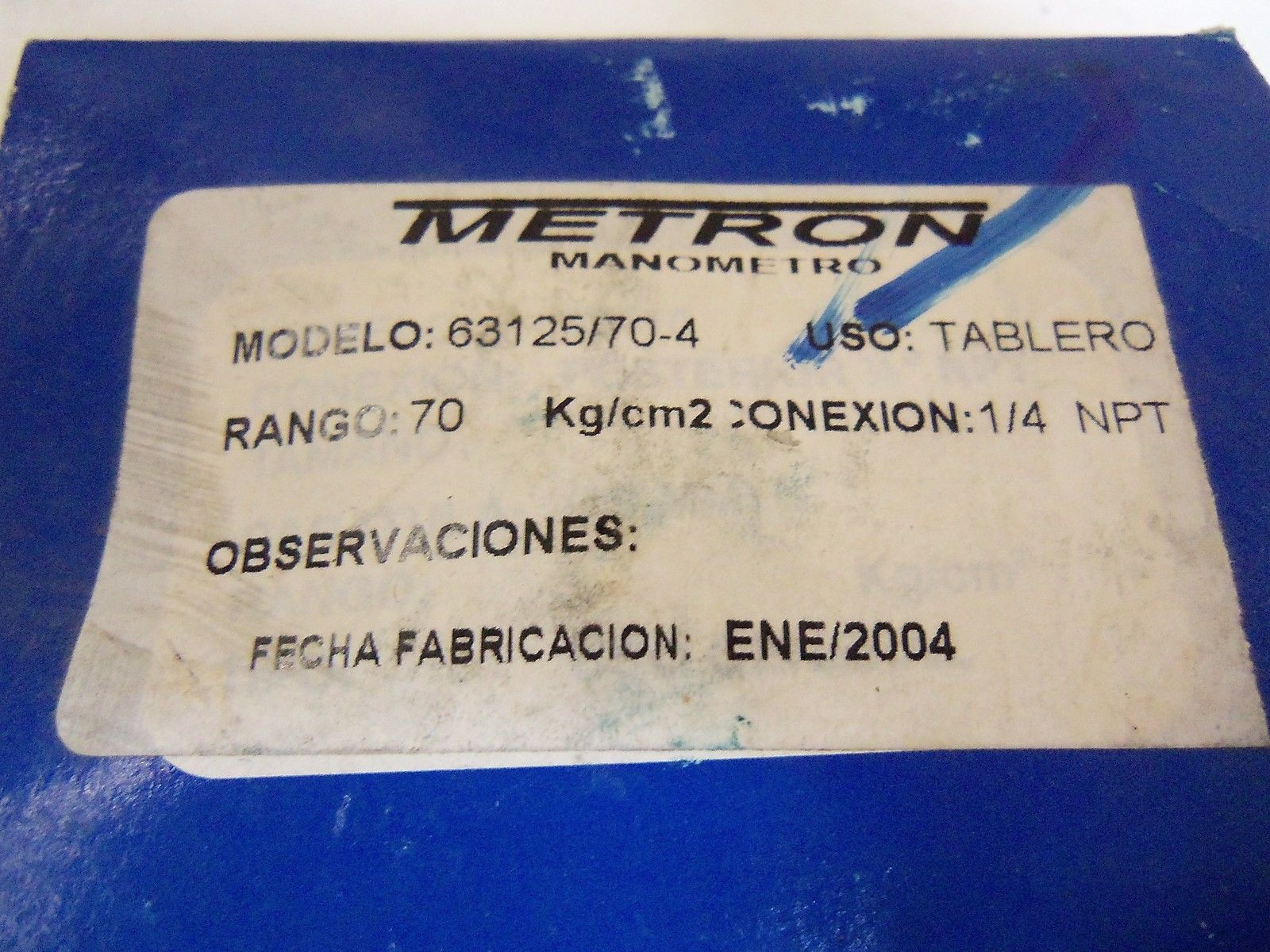 METRON 63125/70-4 NSMP