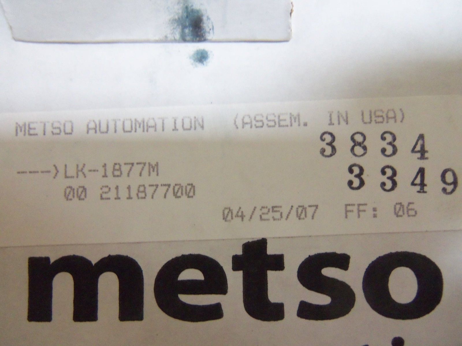 METSO LK-1877M BRACKET NSMP