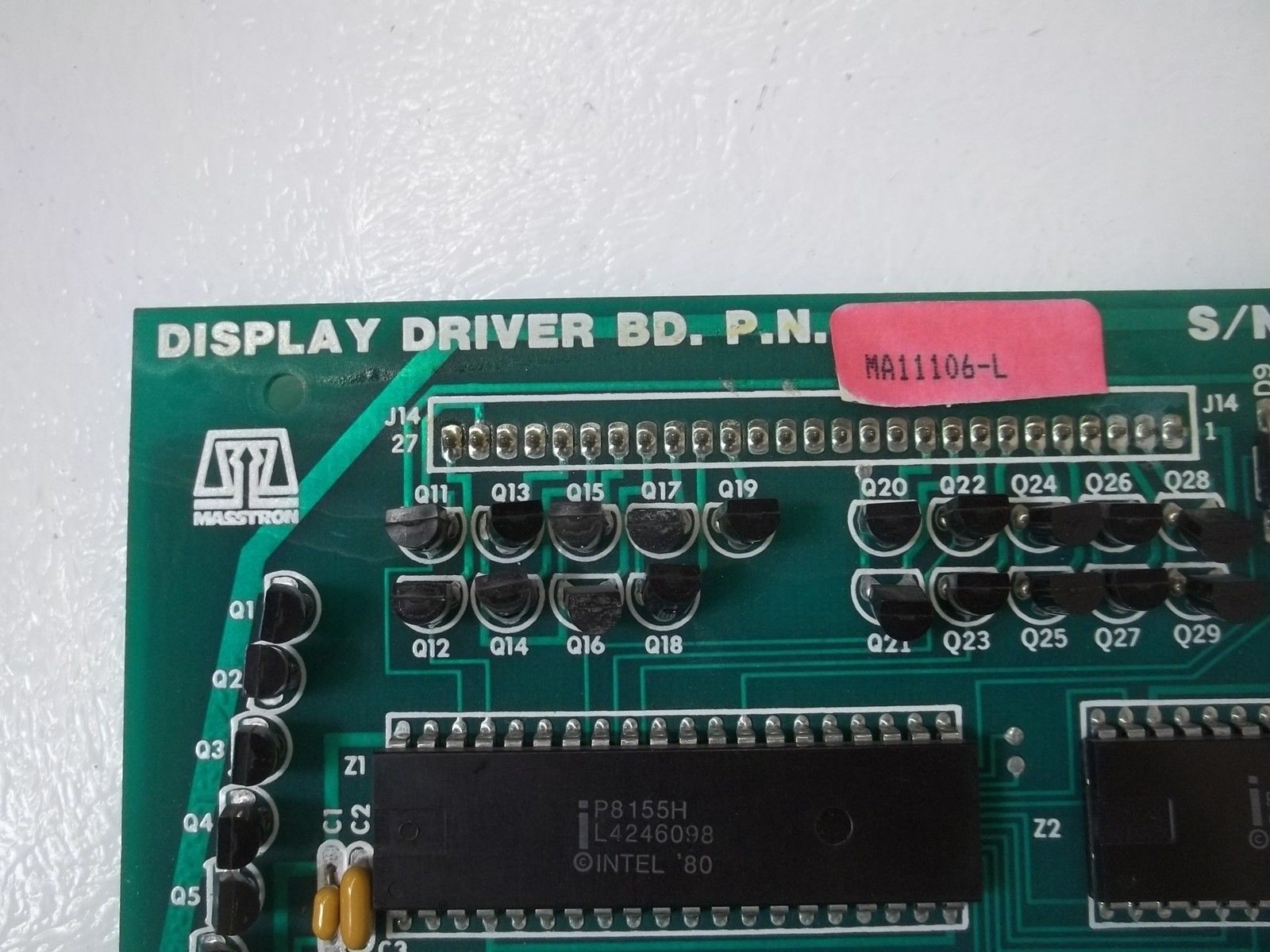 METTLER TOLEDO MA11106-L PCB, DISPLAY DRIVER UNMP