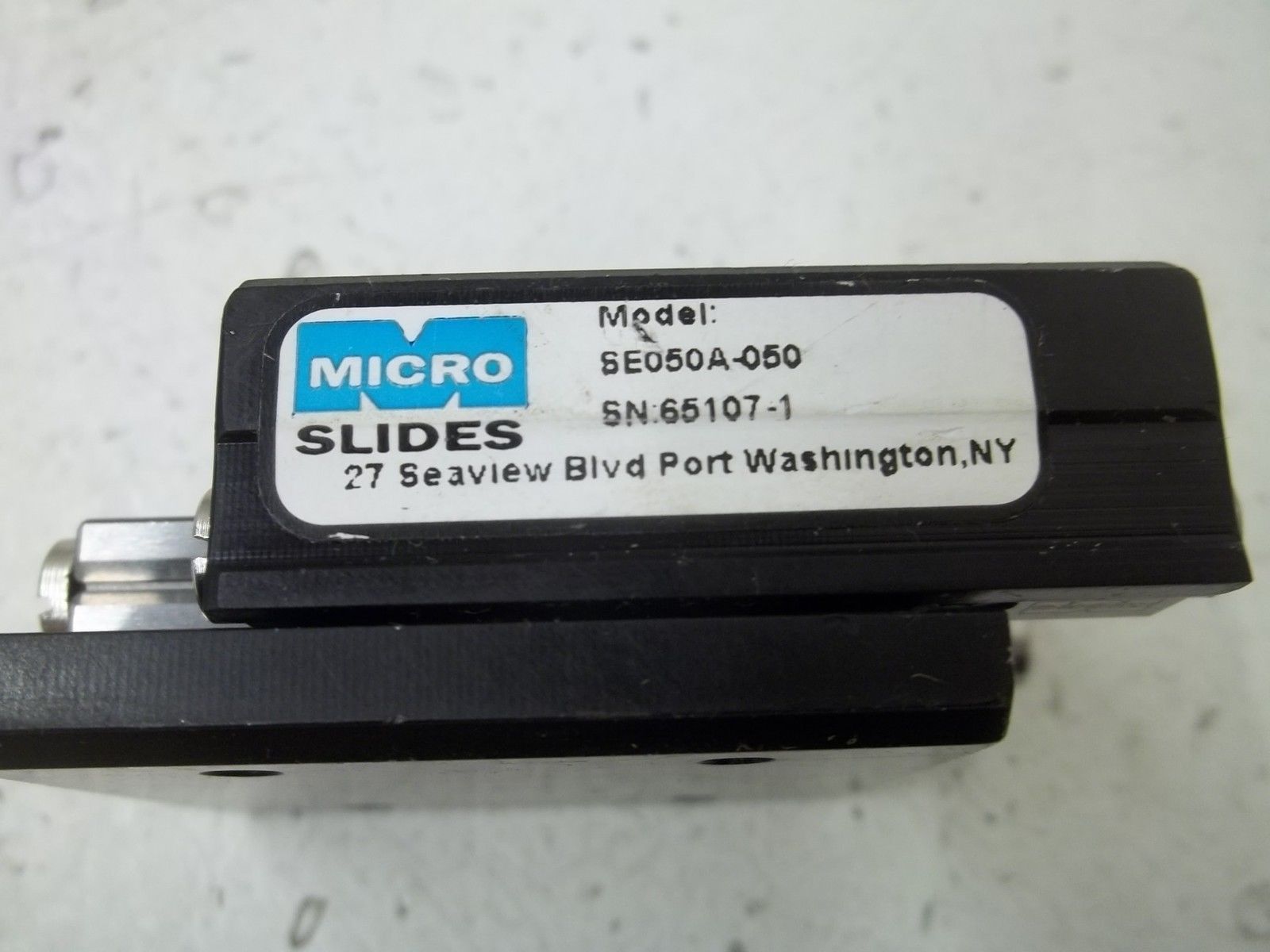 MICRO-SLIDES SE050A-050 TRAVEL SLIDE UNMP