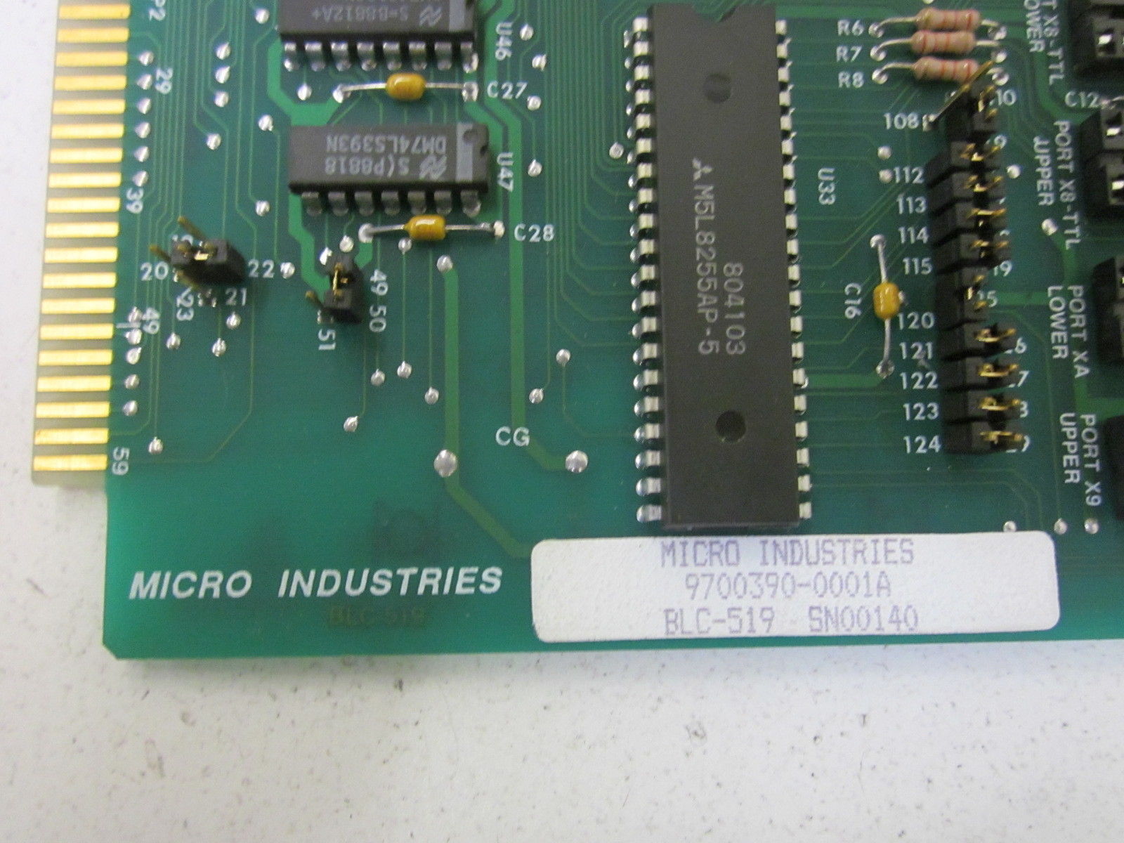 MICRO INDUSTRIES 9700390-0001A UNMP