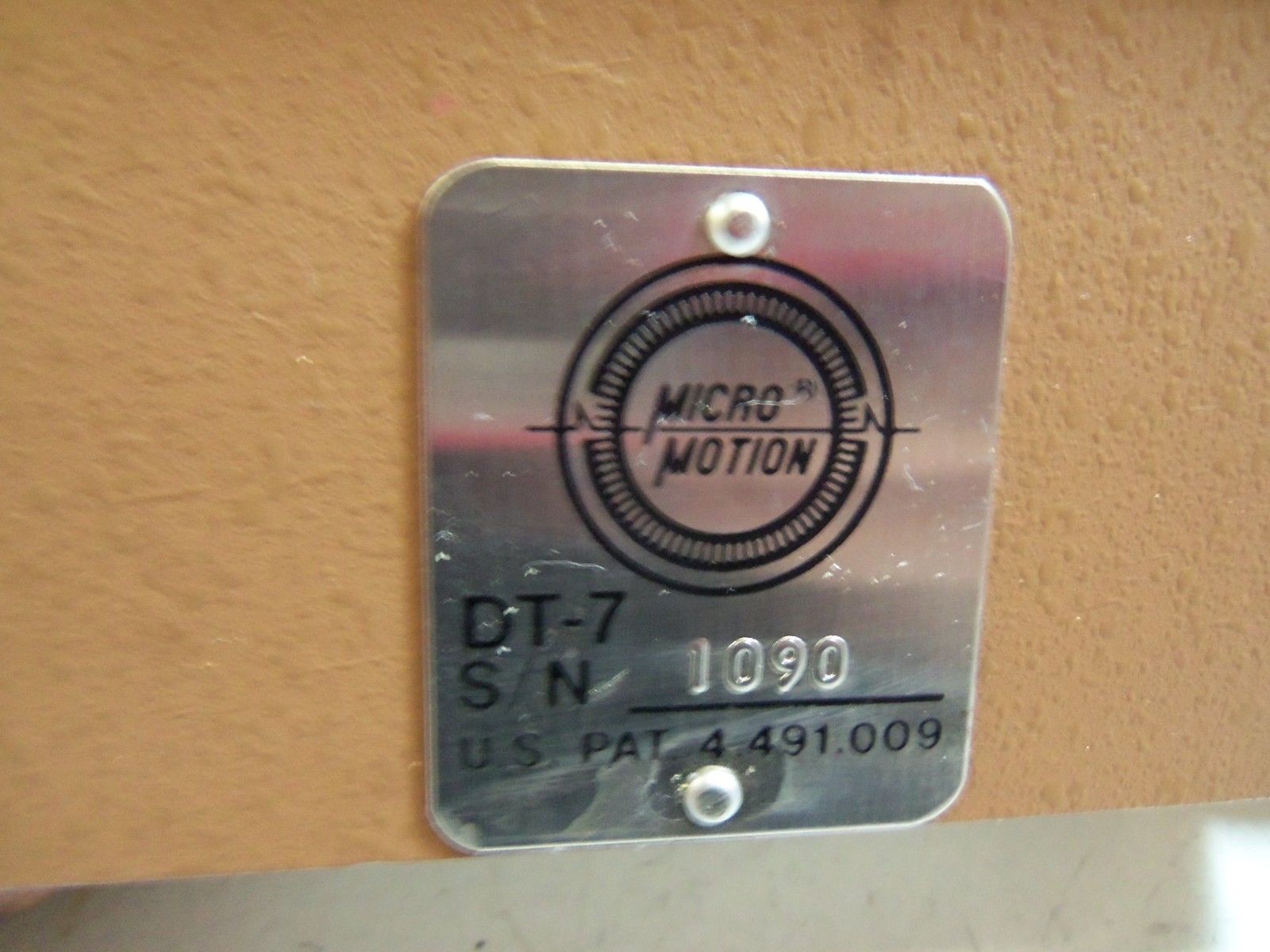 MICROMOTION DT-7 UNMP