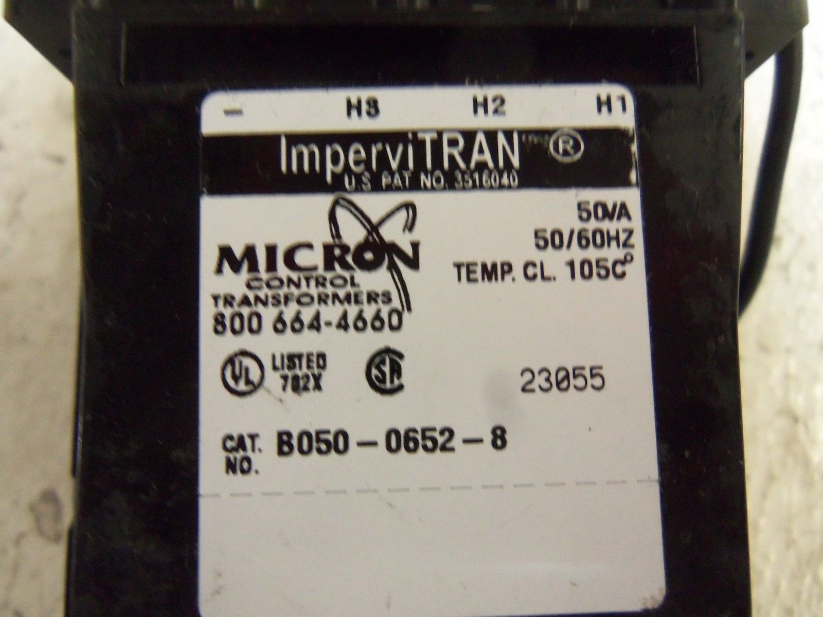 MICRON B050-0652-8 TRANSFORMER UNMP