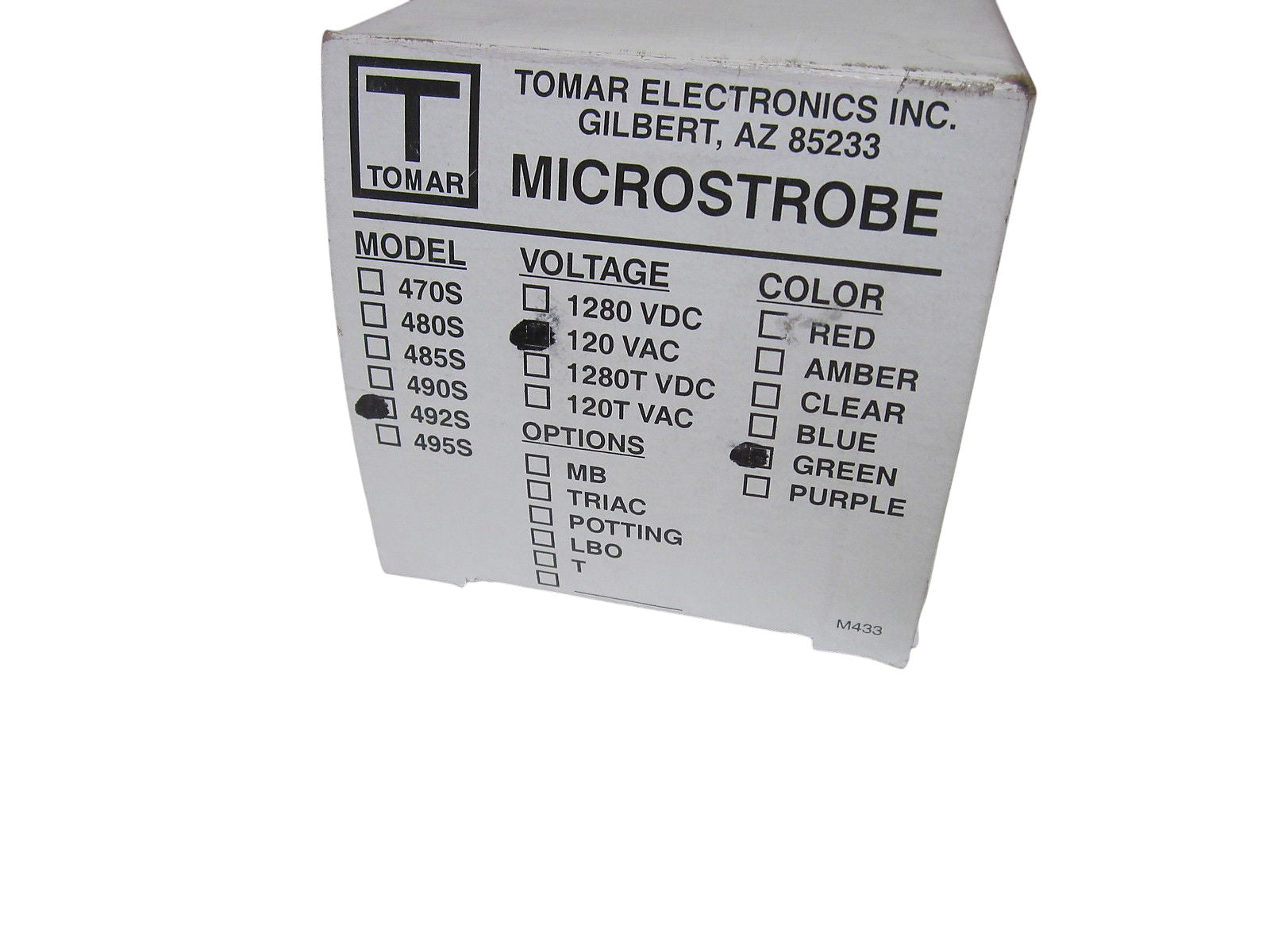 TOMAR 492S-120-G GREEN MICROSTOBE NSMP
