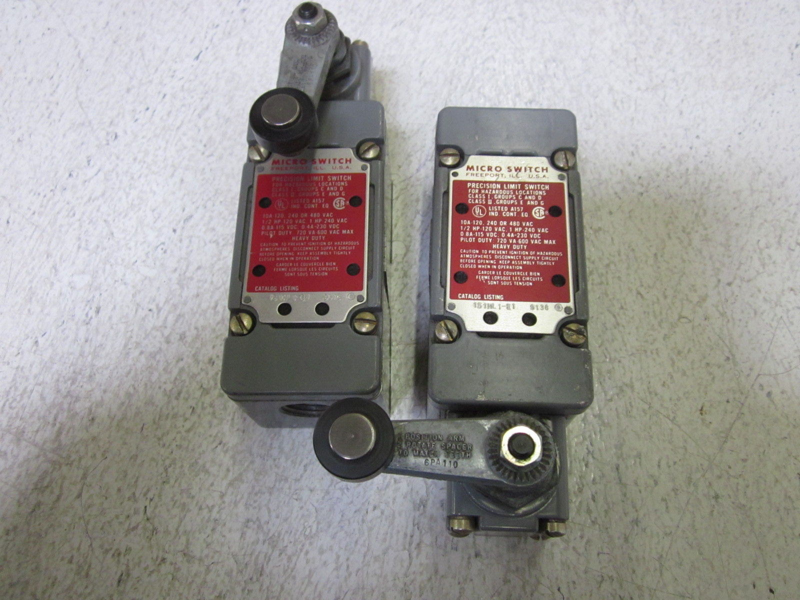 MICROSWITCH 151ML1-E1 UNMP
