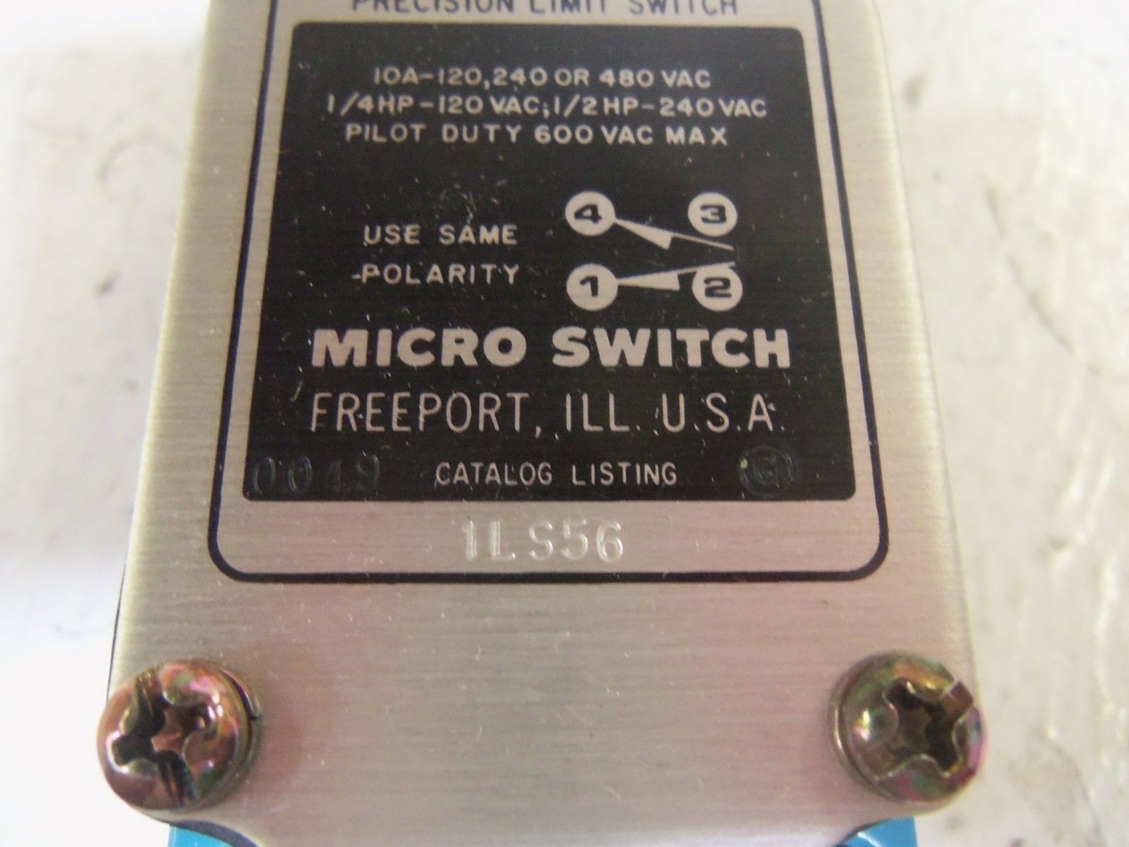 MICRO SWITCH 1L656 LIMIT SWITCH NSNP