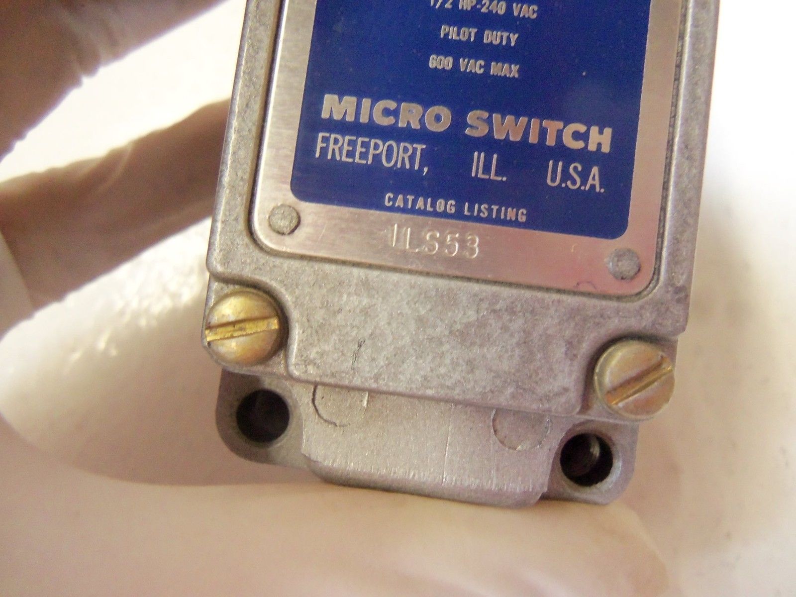 MICRO SWITCH 1LS53 LIMIT SWITCH (GREY) UNMP
