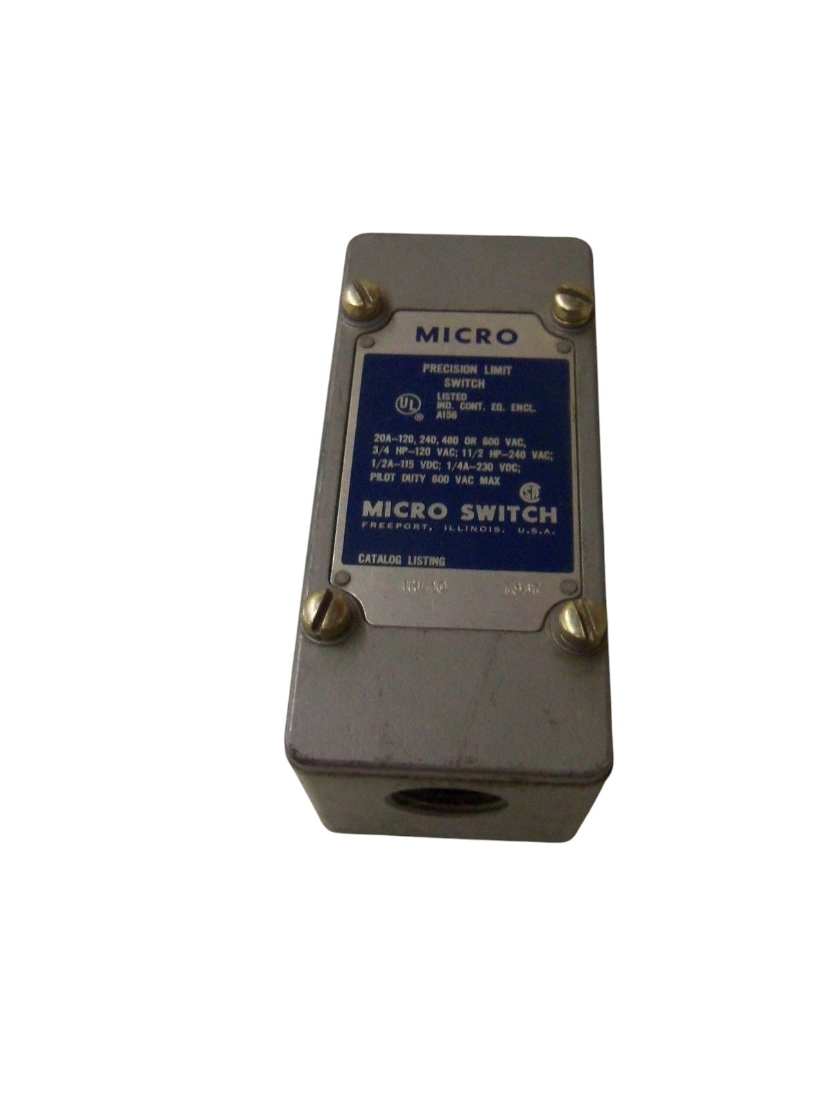 MICROSWITCH 1ML10 UNMP