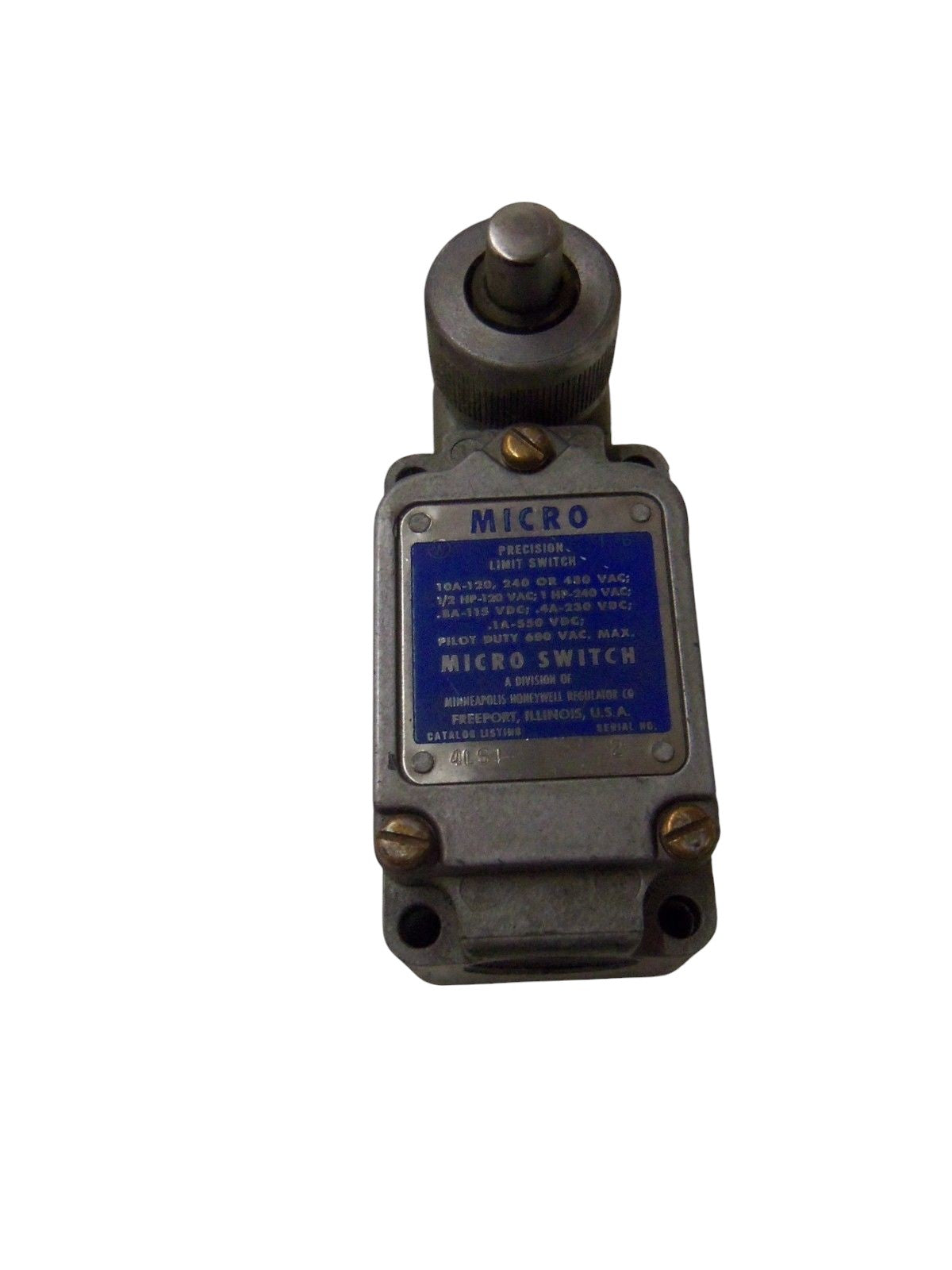 MICRO SWITCH 4LS1 PRECISION LIMIT SWITCH (GREY) UNMP