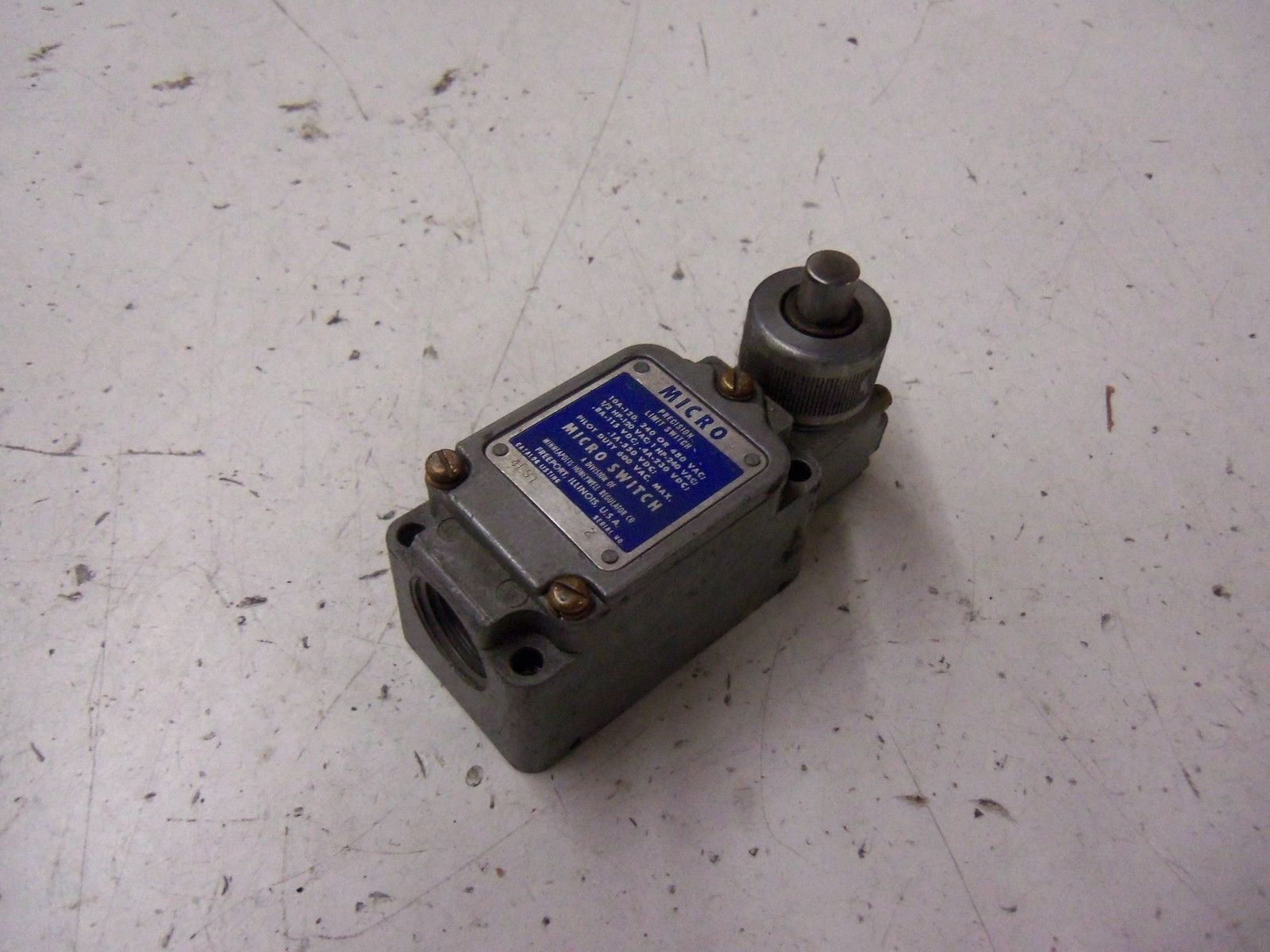 MICRO SWITCH 4LS1 PRECISION LIMIT SWITCH (GREY) UNMP