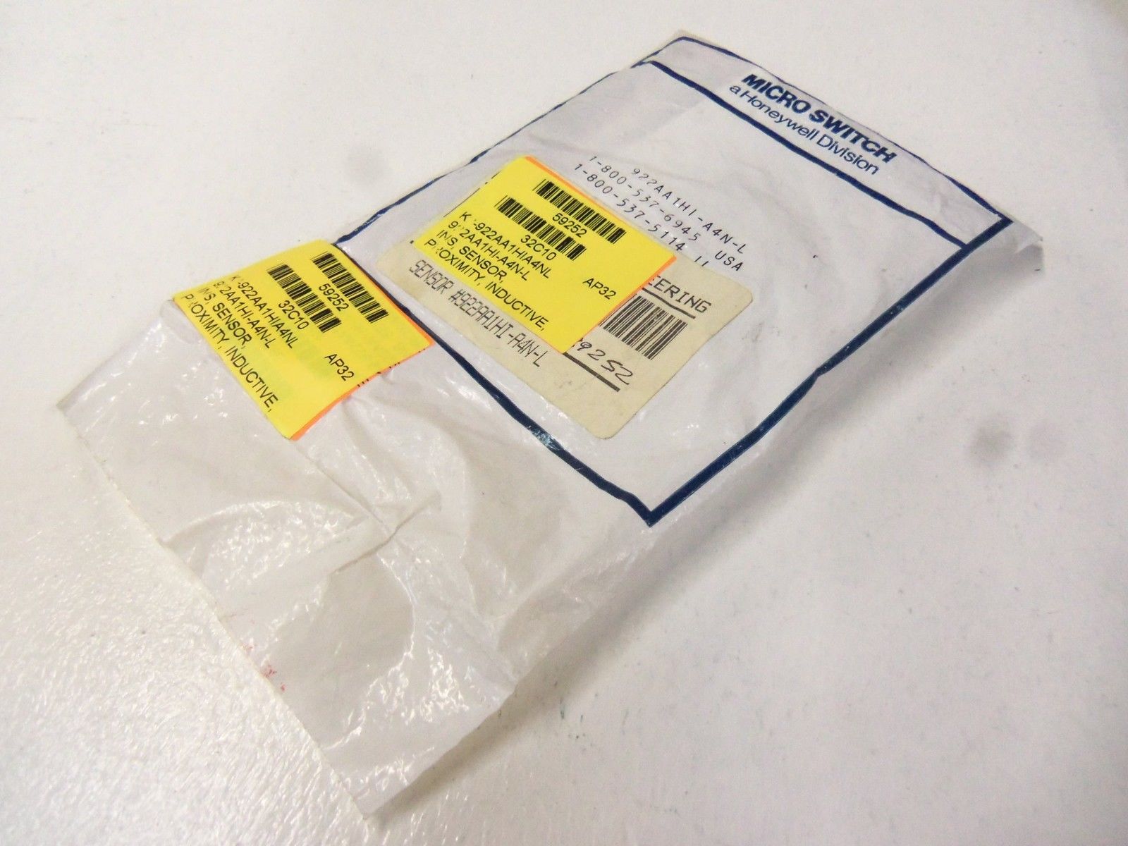 MICRO SWITCH 922AA1HI-A4N-L NSMP