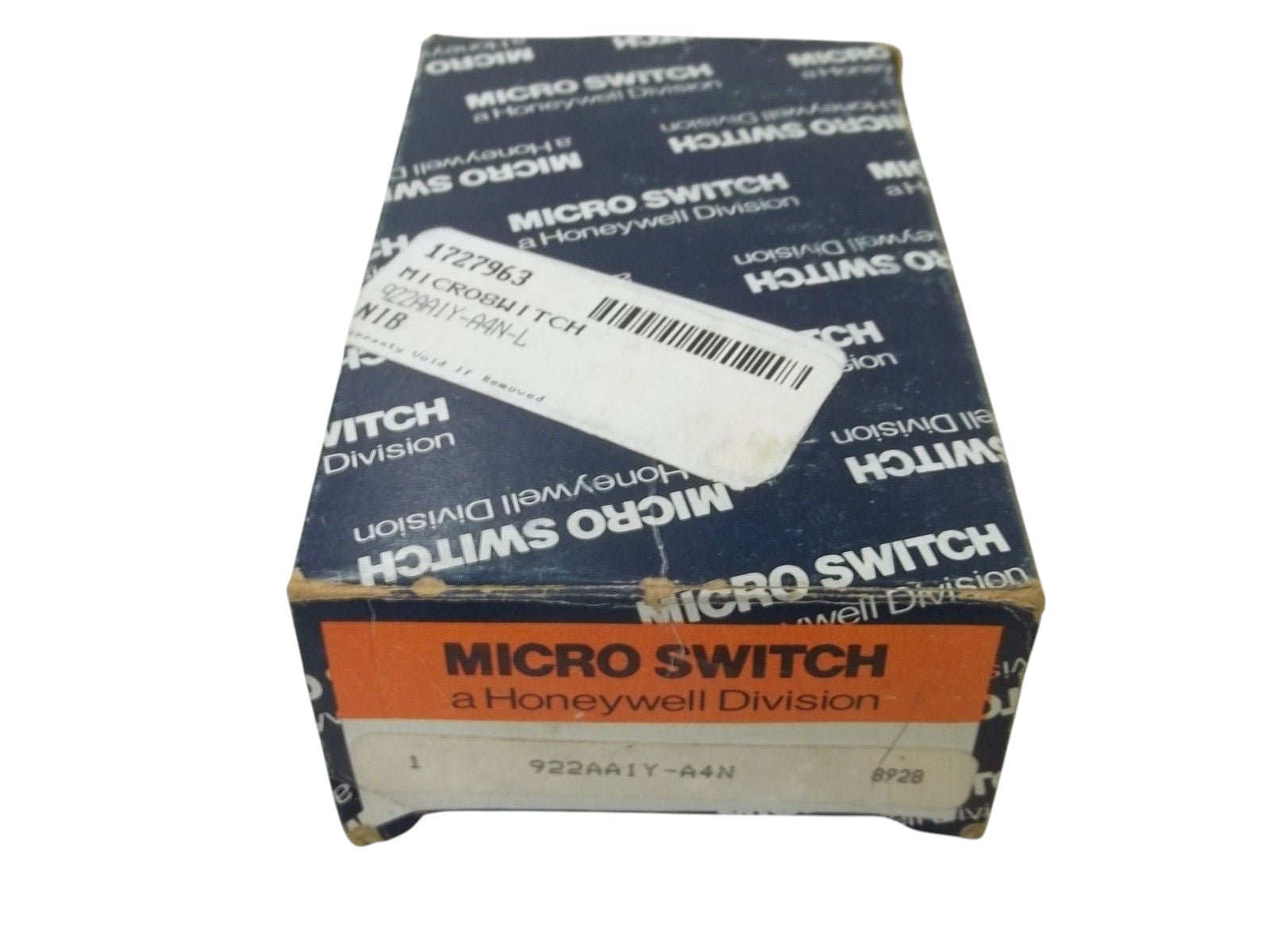 MICRO SWITCH 922AA1Y-A4N LIMIT SWITCH NSMP