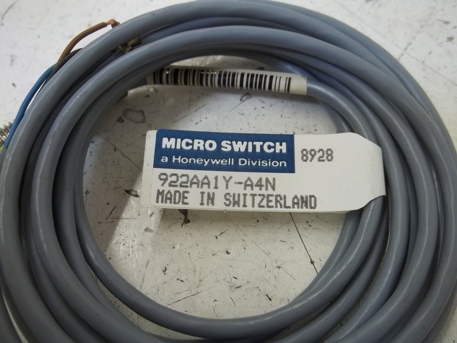 MICRO SWITCH 922AA1Y-A4N LIMIT SWITCH NSMP