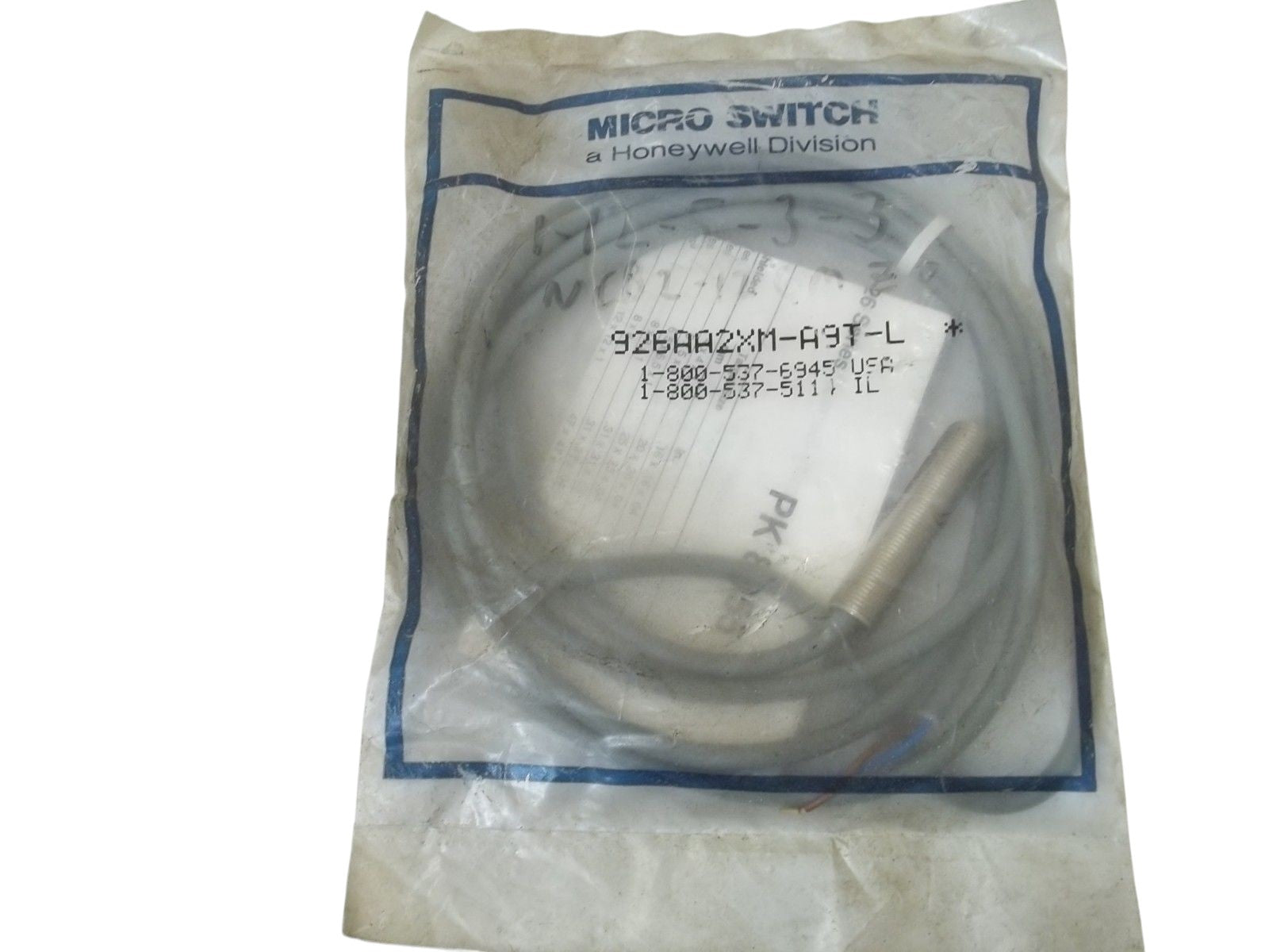 MICRO SWITCH 926AA2XM-A9T-L PROXIMITY SWITCH NSMP