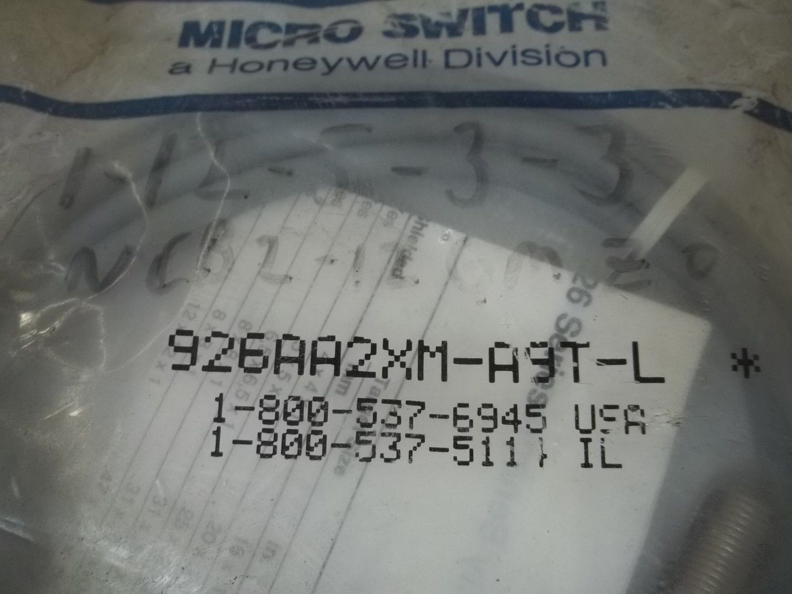 MICRO SWITCH 926AA2XM-A9T-L PROXIMITY SWITCH NSMP